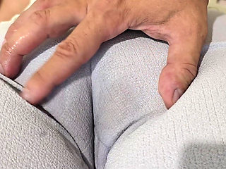 Amateur Wife Pussy Fingering Orgasm with Cock in Mouth