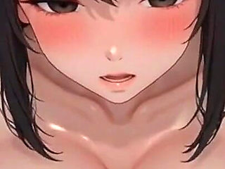 Cute Anime Girls Posing on Bed in Front of You, Ai Animation