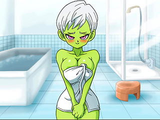 Dragon Ball Lost Chapter - The Beautiful Cheelai Playing with Broly's Cock