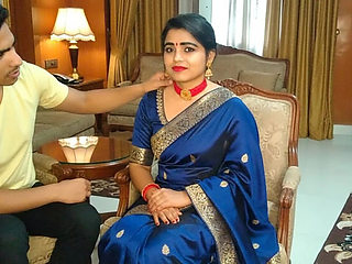 Indian Bhabhi Fucked Hard For Money - Big Natural Tits Doggy Style Homemade Sex