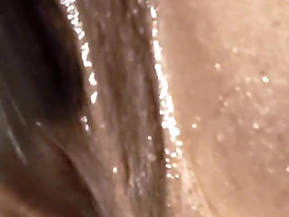 Pounding My Wet Pussy with Big Dildo Stimulating My Clit with Electric Toothbrush
