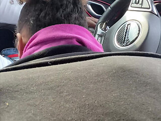 Pretty Bitch Suck My Dick on a Road Trip