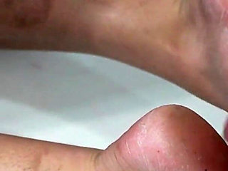 Skinny Brunette Blowjob, Footjob and Anal Sex!