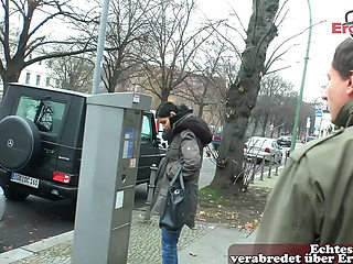 Skinny German Teen Coco Kiss Street Sex Casting