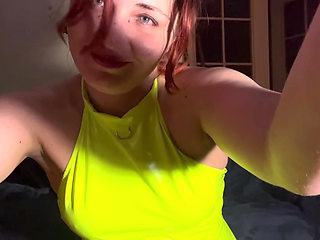 Plastic Bag Domination in Latex Minidress POV