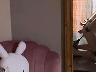 French Pegging - Femdom: Whipping, Fucking Machine, and Blowjob Under Control