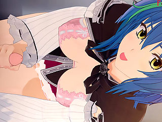 Xenovia and Issei fucks in the bathrooms, Rias finds out - DXD NTR Madness Series