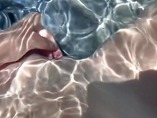 Italian Big Tits Artemisia Love Sexy POV  Pussy play in the Jacuzzi Horny and wet