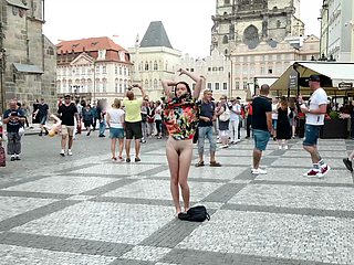 Eiko's Daring Public Nude Adventure Exposed