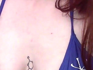 Tattooed Redhead Bikini Tease