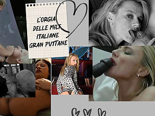 The Orgy of Italian MILF Super-whores