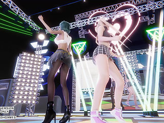 MMD Sunlight Marie Rose Tamaki Sexy Dance Doa Hentai Uncensored 4K 60FPS