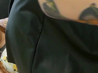 Tattooed Babe with Blue Hair Tickling Her Friends Feet