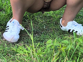Hot wife pissing outdoors compilation