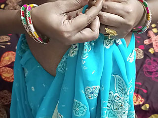 Desi India Aunty Fucking with House Owner for Paying Rent Telugu Audio