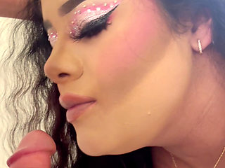 Real Big ass young latina fucking hard swallowing my milk