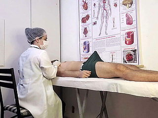 Nurse Exam Turns Naughty When Patient Gets Hard - Jennifer Pimenta Uncensored Medical Fetish