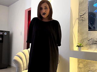 POV I Fuck My Big-tits Goth Friend for the First Time in Exchange for Helping Me with Chores POV Ends up in Real Sex