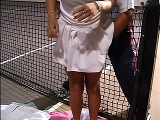 A Young Slut Fucked at Night by the Tennis Master