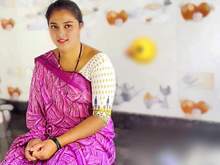 Desi innocent village girl (maid's Girl) Went down the boss's house on dick and fucked by the boss