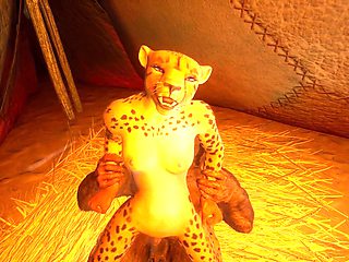Animated, hard fuck, huge monster cock