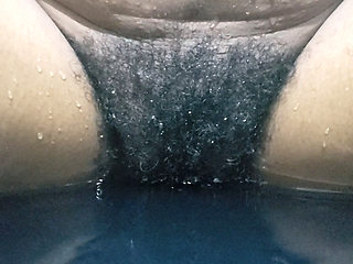 Hot Wife Big Pussy Close up in Ocean Waves, Standing Up Homemade Sex Carrying