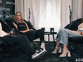 Scarlett Alexis & Anna Claire Clouds Pen*s Fingers & Mile High Club the Adult Time Podcast