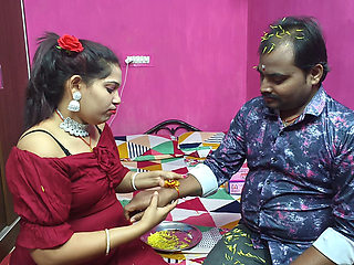 Indian Step Brother and Step Sister Sex in Rakhiya Bandhan Day