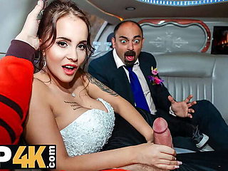 Exclusive: VIP4K – Busty MILF Jennifer Mendez, snagged by a stranger, enjoys luxury car wedding adventure