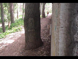 Public Blowjob in the Park, Cum on Tits - POV