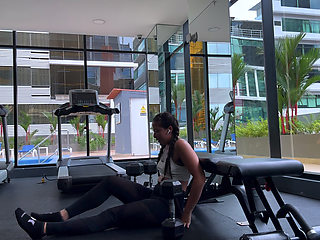 Smell My Dirty Bush and My Sweaty Ass After Training