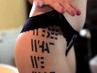 MILF seductress with big boobs peels off her sexy lingerie