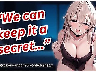Step Sister Sneaks Into Your Bed And Wants You [touching] [teasing] [french Kissing] With Erotic Audio