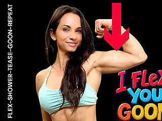 Flex Shower Tease Goon Repeat