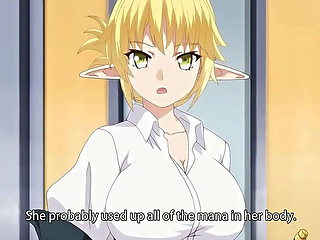 Hot MILF with Small Tits and Shaved Pussy in Missionary Hentai Scene