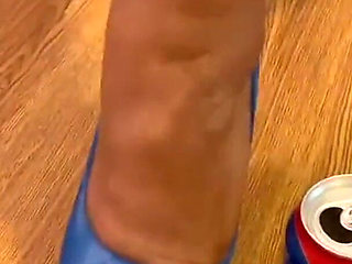 Squashing Cans with My High Heels