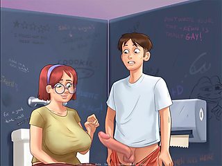 Summertime saga: wild school adventures with big-titted cuties