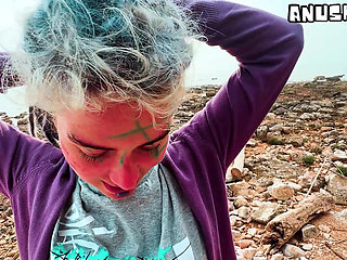 Public BJ  Cumshot to the Face Outdoors