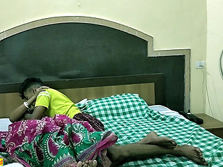 Indian Bengali Hot Boudi Caught and Fucked by Teen Stepbrother!! Taboo Sex