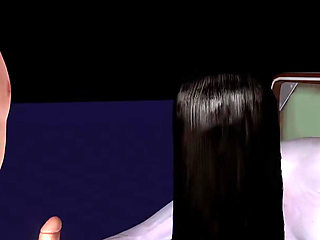 Sadako Handjob (the Ring - Halloween Animation)