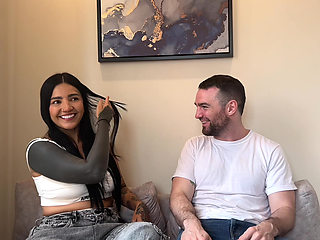 Behind the Scenes with Tatted Big Booty Latina, La Rola