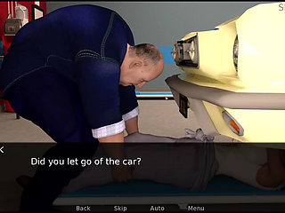 Project hot wife - the mechanic saw my pussy