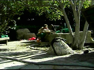 Classic Blonde MILF Nailed Hard Outdoors