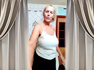 Hot Housewife Lukerya in a Homely Setting