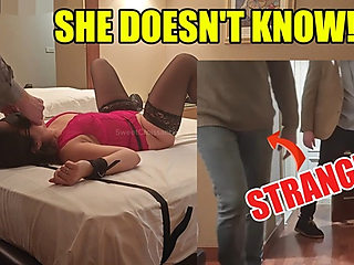 Husband's Surprise Gift: Blindfolded French Wife Left Alone with a Strange - Catrine Croissant