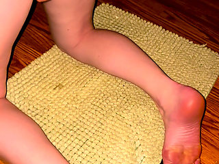 Redhead hot wife on her knees for deepthroat blowjob  BWC