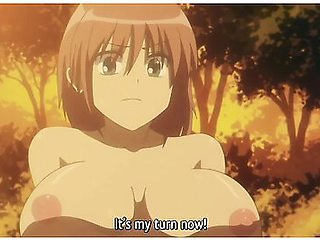 Hentai Anime - Big Boobed Farm Girl Loves Milking Milk From A Big Cock