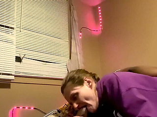 Stephanie gives fire head to BBC amateur interracial