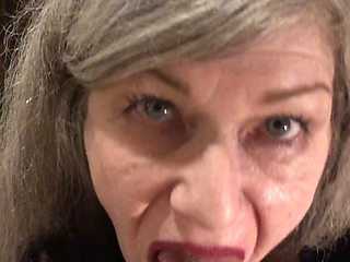 Sexy Granny Swallows! Passionate POV Blowjob! Maxxximummilf