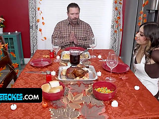 This Thanksgiving, Stuff Your Stepdaughter's Wet Pussy Like a Turkey
